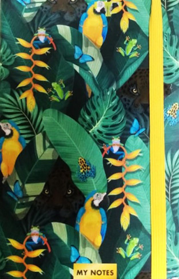 Hidden Tiger Lined Journal